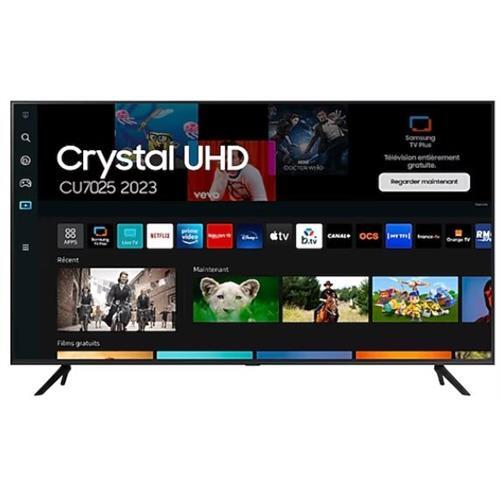 SAMSUNG LED TV 55" CU7025 4K UHD SMART TV HDR PLANA 2024