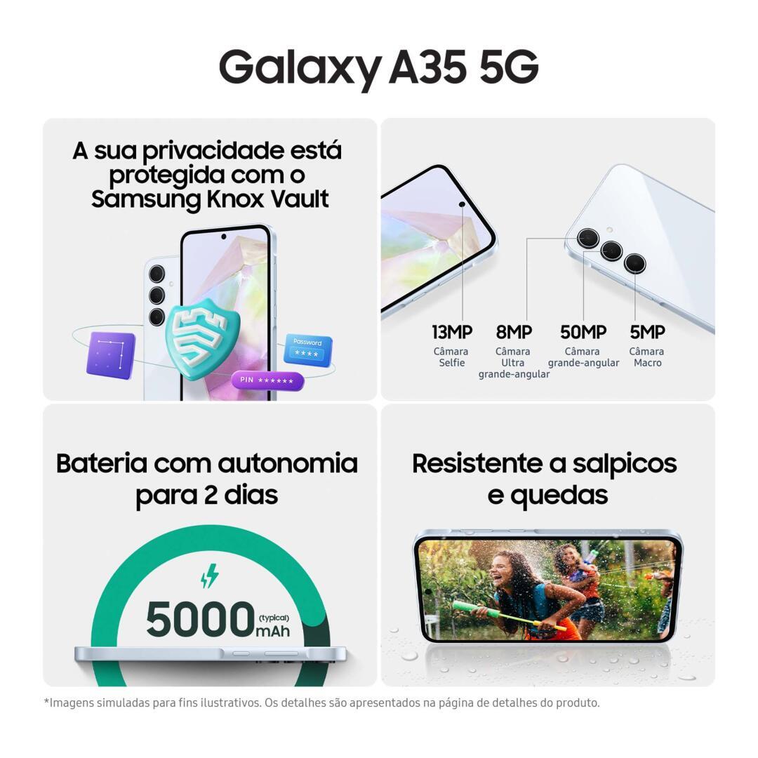 SAMSUNG SMARTPHONE GALAXY A35 5G 8GB 256GB 6.6" BLACK