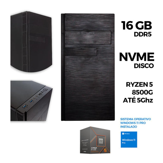 Computador BPC RYZEN 5 8500G 16Gb DDR5 512Gb Nvme W11PRO