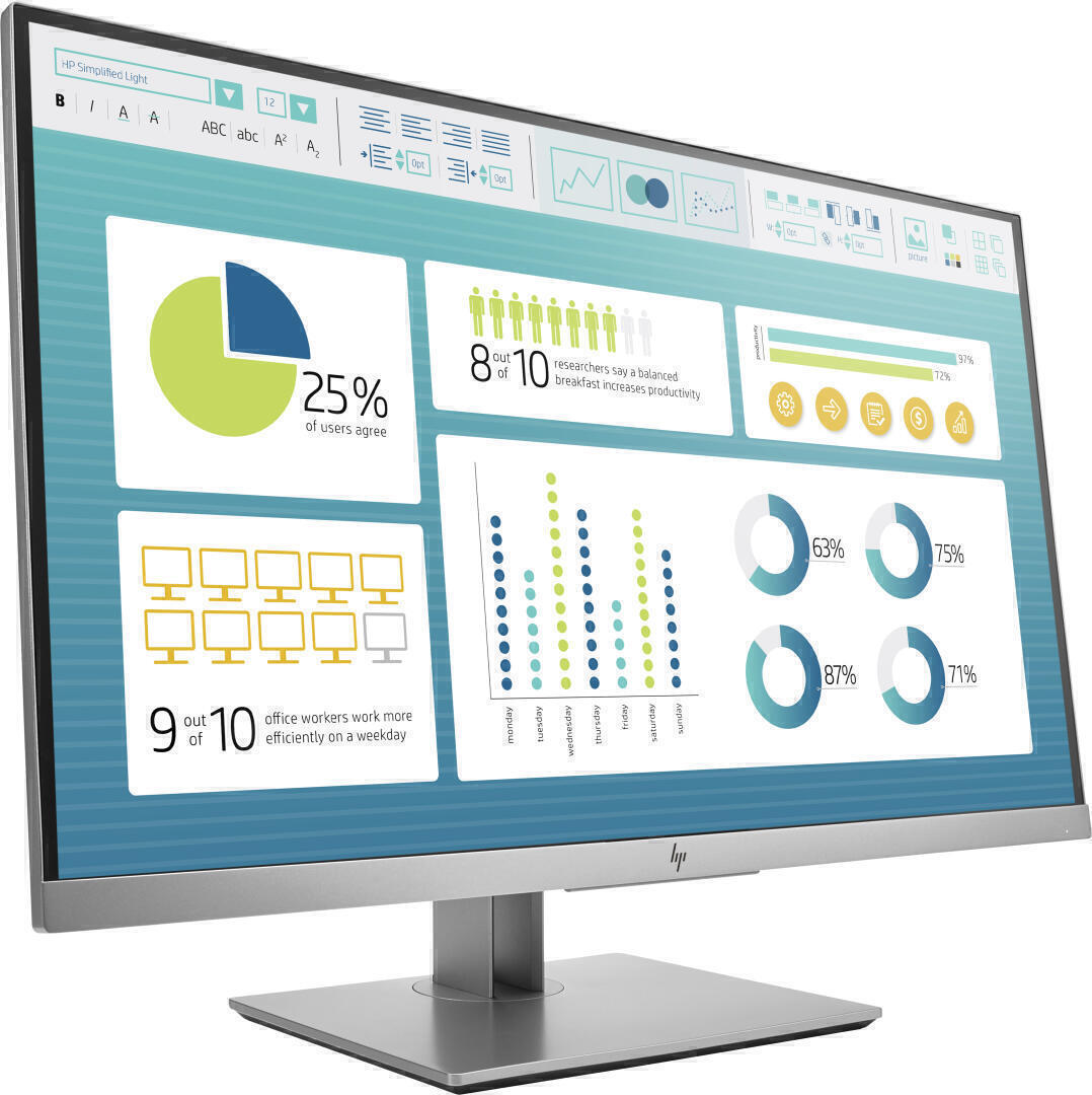 Monitor Recondicionado HP EliteDisplay E273  27" S/CABOS